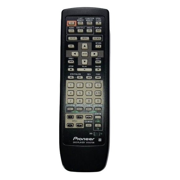 Pioneer VXX2706 Remote Control Tested Works Genuine OEM - Picture 1 of 3